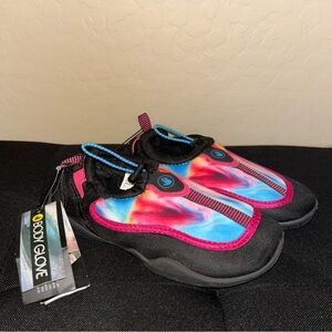 Body Glove New Riptide iii pink tie dye water shoes Youth size 2 NWT Riptide 3